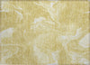 Piper Looms Chantille Abstract ACN802 Gold Machine Washable Area Rug Scatter Main Image