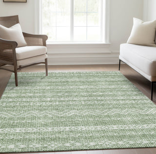 Piper Looms Chantille Southwest ACN803 Aloe Machine Washable Area Rug Lifestyle Image Feature