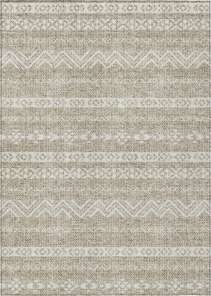 Piper Looms Chantille Southwest ACN803 Beige Machine Washable Area Rug main image