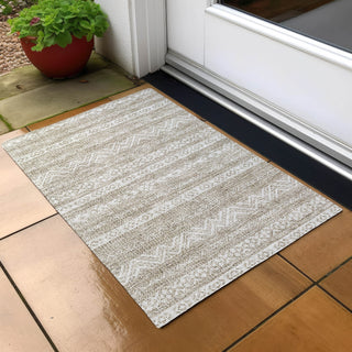 Piper Looms Chantille Southwest ACN803 Beige Machine Washable Area Rug Scatter Outdoor Lifestyle Image Feature