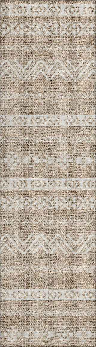 Piper Looms Chantille Southwest ACN803 Brown Machine Washable Area Rug Runner Main Image