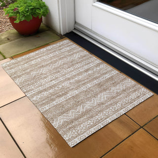 Piper Looms Chantille Southwest ACN803 Brown Machine Washable Area Rug Scatter Outdoor Lifestyle Image Feature