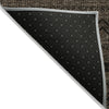 Piper Looms Chantille Southwest ACN803 Chocolate Machine Washable Area Rug Backing Image