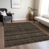 Piper Looms Chantille Southwest ACN803 Chocolate Machine Washable Area Rug Lifestyle Image Feature