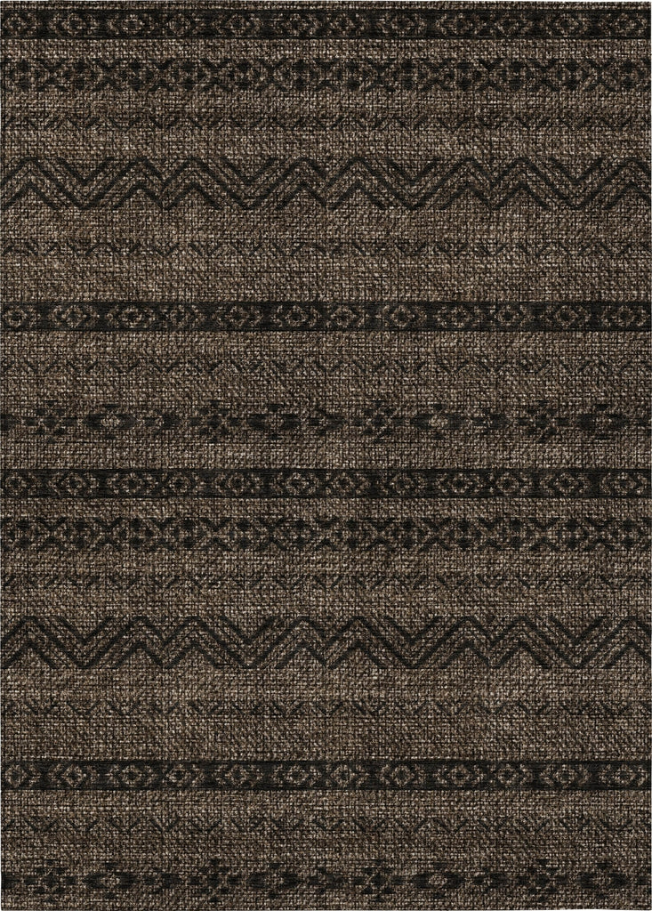 Piper Looms Chantille Southwest ACN803 Chocolate Machine Washable Area Rug main image