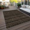 Piper Looms Chantille Southwest ACN803 Chocolate Machine Washable Area Rug Outdoor Lifestyle Image Feature