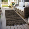 Piper Looms Chantille Southwest ACN803 Chocolate Machine Washable Area Rug Runner Outdoor Lifestyle Image Feature