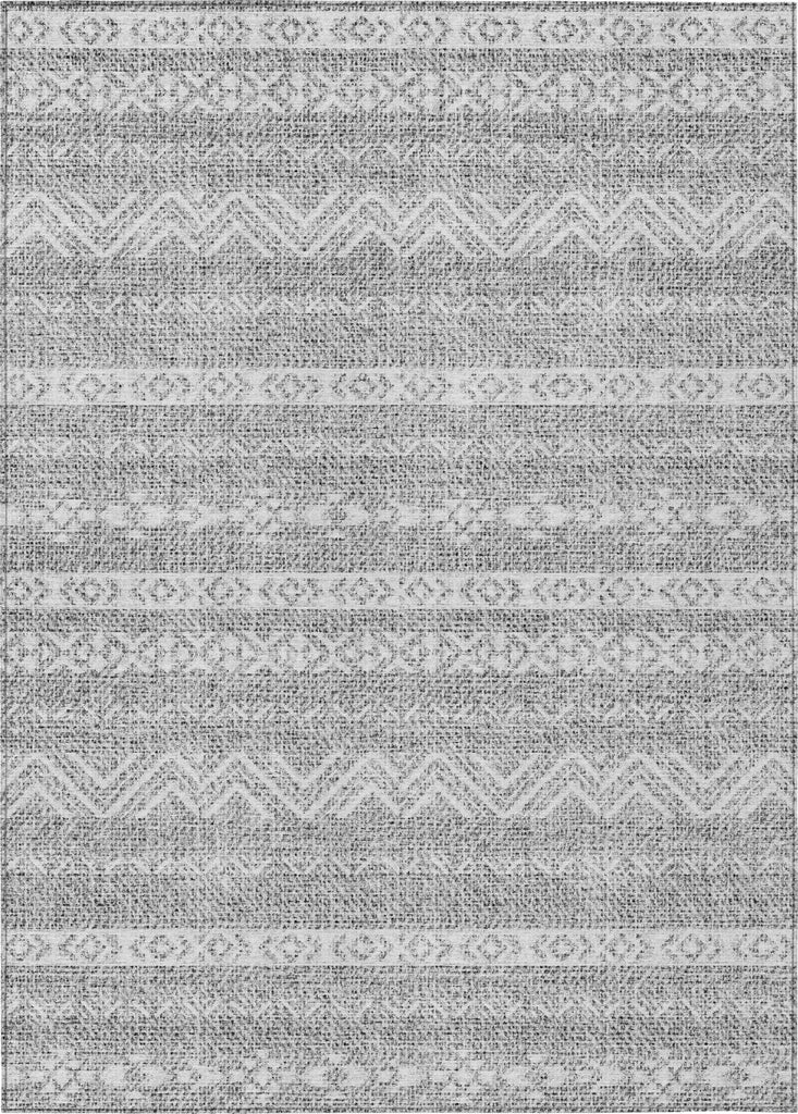 Piper Looms Chantille Southwest ACN803 Gray Machine Washable Area Rug main image