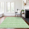 Piper Looms Chantille Southwest ACN803 Lime Machine Washable Area Rug Lifestyle Image Feature