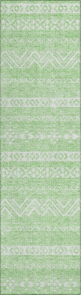 Piper Looms Chantille Southwest ACN803 Lime Machine Washable Area Rug Runner Main Image