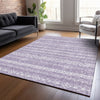 Piper Looms Chantille Southwest ACN803 Purple Machine Washable Area Rug Lifestyle Image Feature