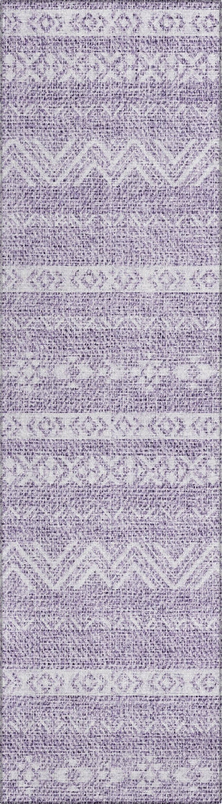 Piper Looms Chantille Southwest ACN803 Purple Machine Washable Area Rug Runner Main Image