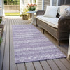 Piper Looms Chantille Southwest ACN803 Purple Machine Washable Area Rug Runner Outdoor Lifestyle Image Feature