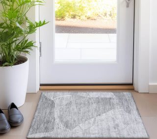 Piper Looms Chantille Modern ACN805 Gray Machine Washable Area Rug Scatter Lifestyle Image Feature