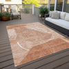 Piper Looms Chantille Modern ACN805 Salmon Machine Washable Area Rug Outdoor Lifestyle Image Feature