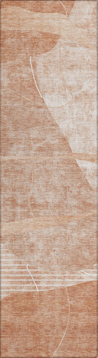 Piper Looms Chantille Modern ACN805 Salmon Machine Washable Area Rug Runner Main Image