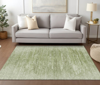 Piper Looms Chantille Modern ACN806 Aloe Machine Washable Area Rug Lifestyle Image Feature