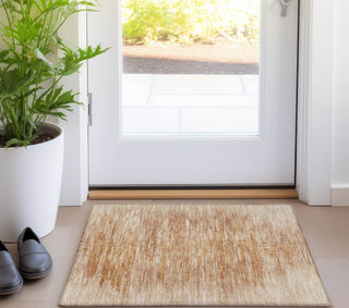 Piper Looms Chantille Modern ACN806 Salmon Machine Washable Area Rug Scatter Lifestyle Image Feature