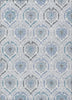 Piper Looms Chantille Medallions ACN808 Blue Machine Washable Area Rug main image