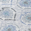 Piper Looms Chantille Medallions ACN808 Blue Machine Washable Area Rug Swatch Image