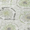 Piper Looms Chantille Medallions ACN808 Green Machine Washable Area Rug Swatch Image