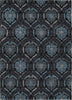Piper Looms Chantille Medallions ACN809 Blue Machine Washable Area Rug main image