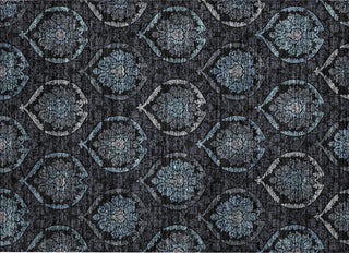 Piper Looms Chantille Medallions ACN809 Blue Machine Washable Area Rug Scatter Main Image
