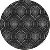 Piper Looms Chantille Medallions ACN809 Gray Machine Washable Area Rug Round Main Image