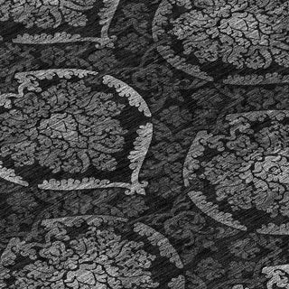 Piper Looms Chantille Medallions ACN809 Gray Machine Washable Area Rug Swatch Image