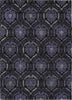 Piper Looms Chantille Medallions ACN809 Purple Machine Washable Area Rug main image