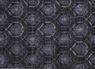 Piper Looms Chantille Medallions ACN809 Purple Machine Washable Area Rug Scatter Main Image