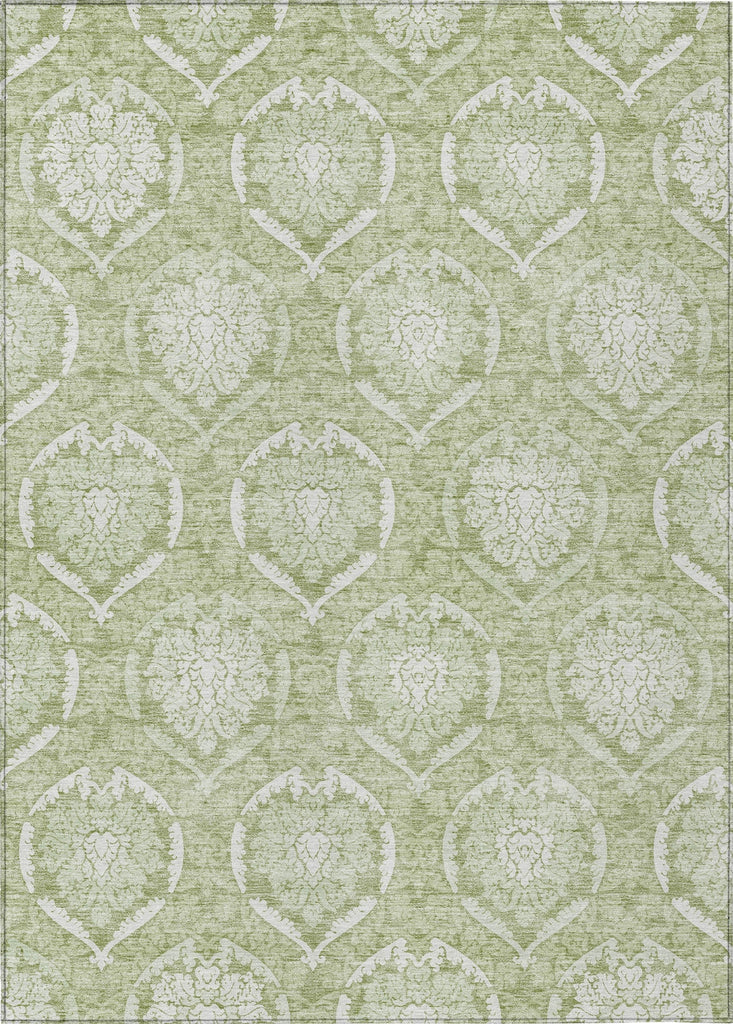 Piper Looms Chantille Medallions ACN810 Aloe Machine Washable Area Rug main image