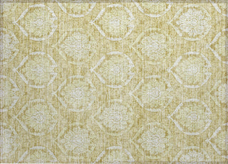 Piper Looms Chantille Medallions ACN810 Gold Machine Washable Area Rug Scatter Main Image