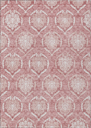 Piper Looms Chantille Medallions ACN810 Pink Machine Washable Area Rug main image