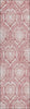 Piper Looms Chantille Medallions ACN810 Pink Machine Washable Area Rug Runner Main Image