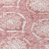 Piper Looms Chantille Medallions ACN810 Pink Machine Washable Area Rug Swatch Image