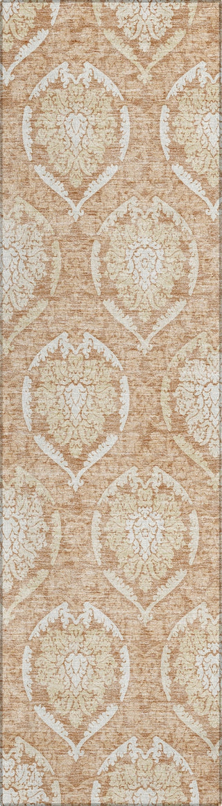 Piper Looms Chantille Medallions ACN810 Salmon Machine Washable Area Rug Runner Main Image