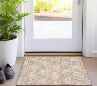 Piper Looms Chantille Medallions ACN810 Salmon Machine Washable Area Rug Scatter Lifestyle Image Feature