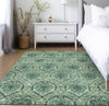 Piper Looms Chantille Medallions ACN811 Fern Machine Washable Area Rug Lifestyle Image Feature