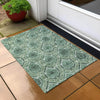Piper Looms Chantille Medallions ACN811 Fern Machine Washable Area Rug Scatter Outdoor Lifestyle Image Feature