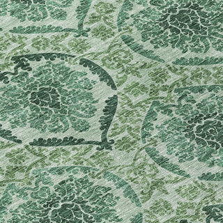 Piper Looms Chantille Medallions ACN811 Fern Machine Washable Area Rug Swatch Image