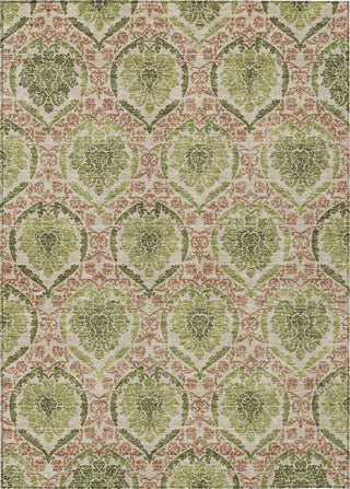 Piper Looms Chantille Medallions ACN811 Olive Machine Washable Area Rug main image