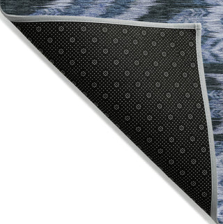 Piper Looms Chantille Southwest ACN812 Blue Machine Washable Area Rug Backing Image