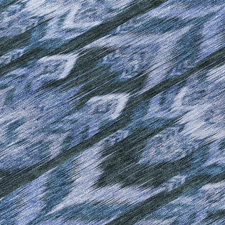 Piper Looms Chantille Southwest ACN812 Blue Machine Washable Area Rug Swatch Image