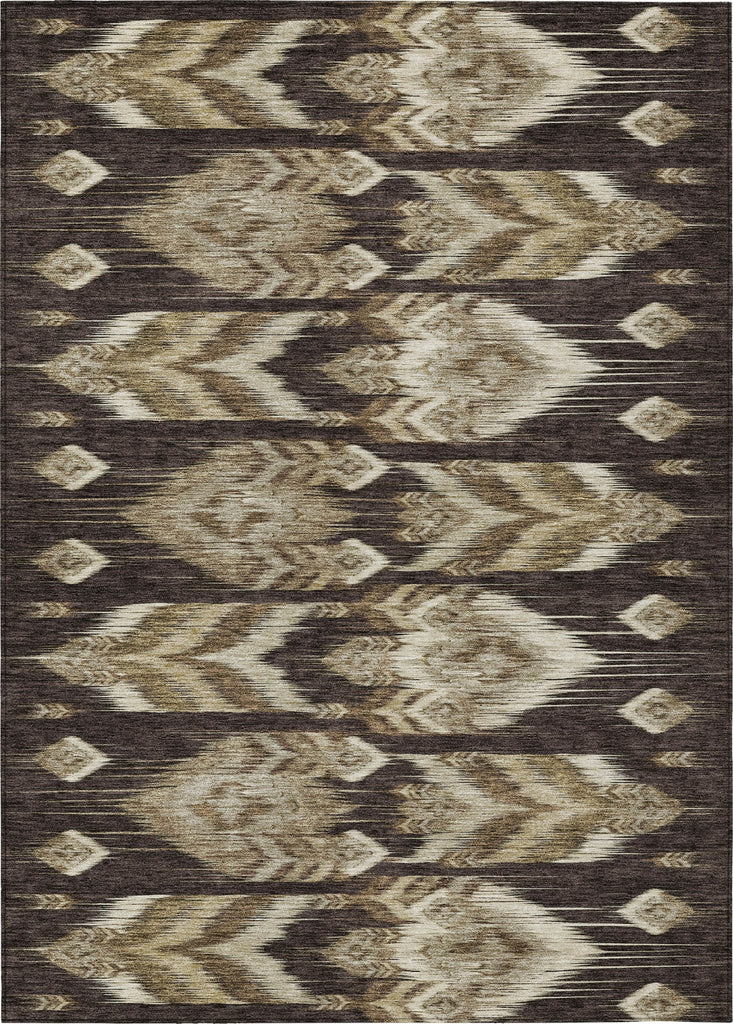 Piper Looms Chantille Southwest ACN812 Brown Machine Washable Area Rug main image