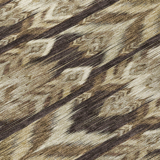 Piper Looms Chantille Southwest ACN812 Brown Machine Washable Area Rug Swatch Image