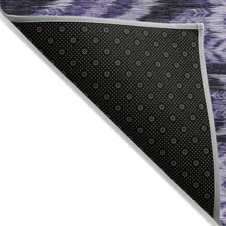 Piper Looms Chantille Southwest ACN812 Purple Machine Washable Area Rug Backing Image