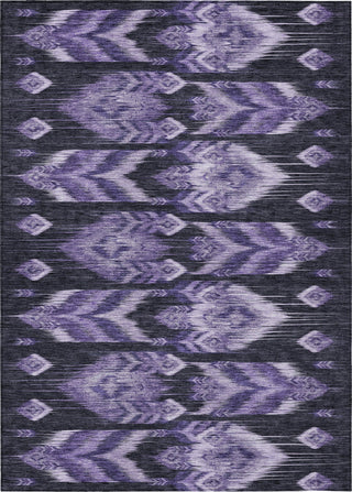 Piper Looms Chantille Southwest ACN812 Purple Machine Washable Area Rug main image