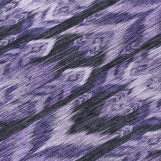 Piper Looms Chantille Southwest ACN812 Purple Machine Washable Area Rug Swatch Image