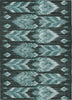 Piper Looms Chantille Southwest ACN812 Teal Machine Washable Area Rug main image